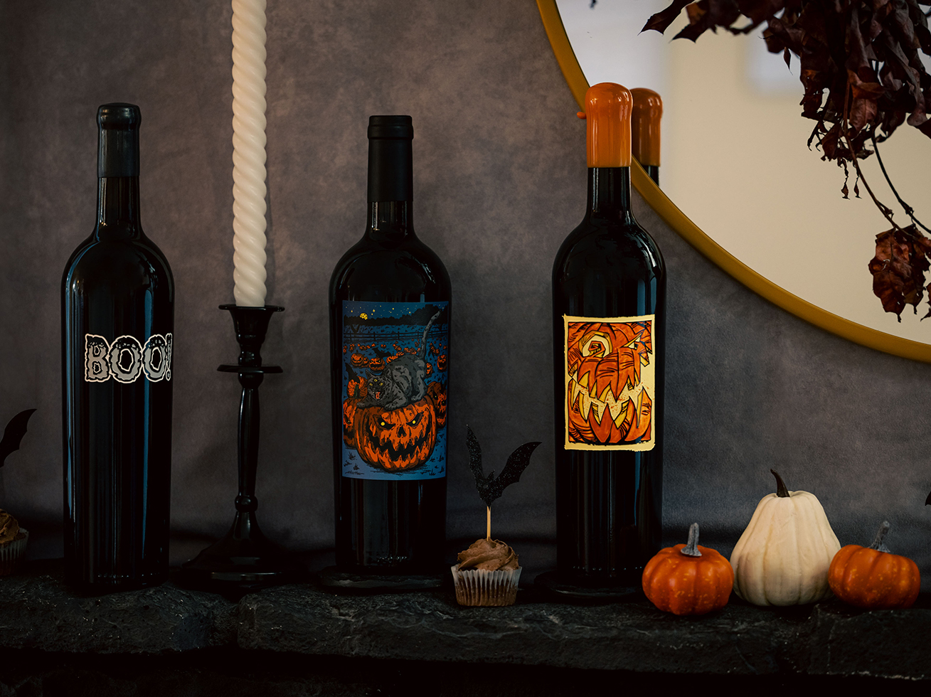 Flora Springs Halloween Wines.