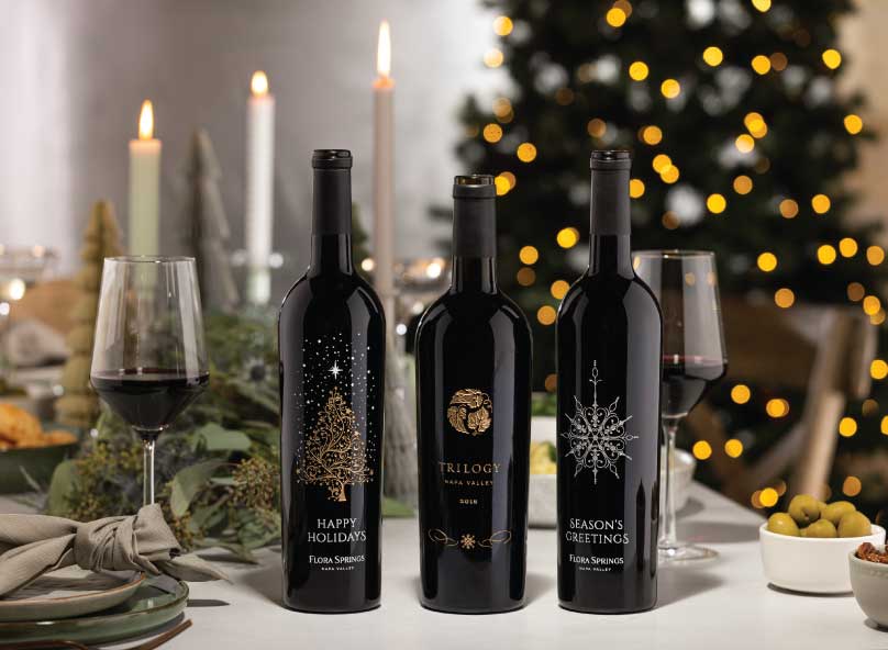 Etched Holiday Wines | Flora Springs Napa Valley